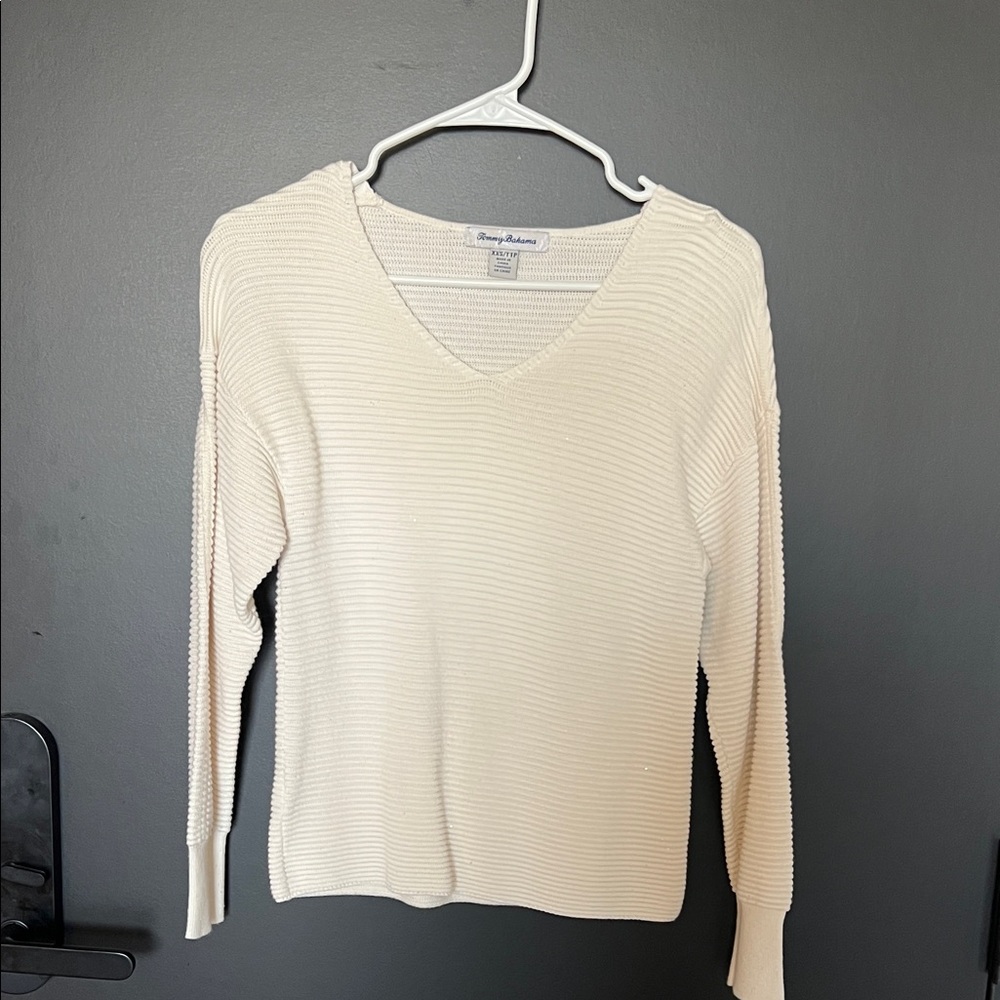 Tommy Bahama Cream Knit Sweater